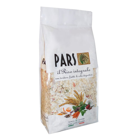 il Riso integrale soffiato con verdure, frutti ed erbe digestive kg 1