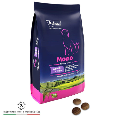 Mono Adulti Agnello con Riso - 10 kg