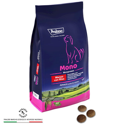 Mono Adulti Manzo con Riso - 10 kg