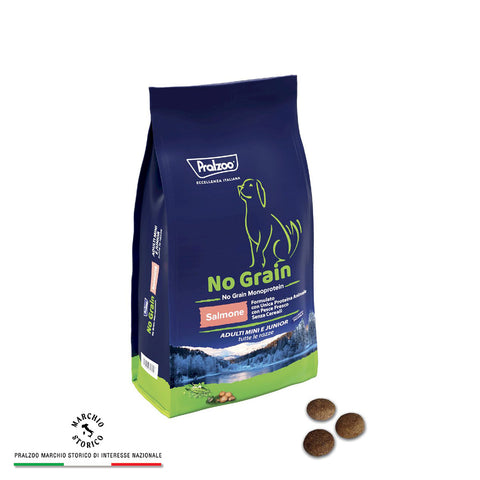 No Grain Adulti Mini e Junior Salmone - 2 kg