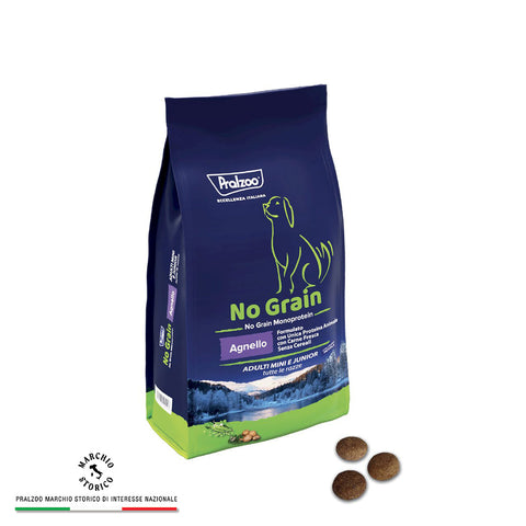 No Grain Adulti Mini e Junior Agnello - 2 kg