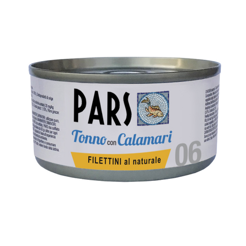 i Filettini al naturale Tonno con Calamari g 85