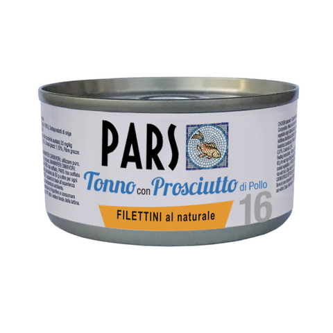 i Filettini al naturale Tonno con Prosciutto di Pollo g 85