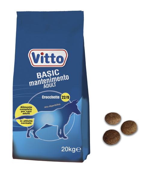 Vitto - Crocchette Cani Mantenimento kg 20